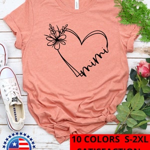 Black Graphic, Mimi, Mothers day gift, Grandmom Shirt, Mom T-Shirt, Grandma Shirt, Mother's Day Gift, grandmama shirt,  07
