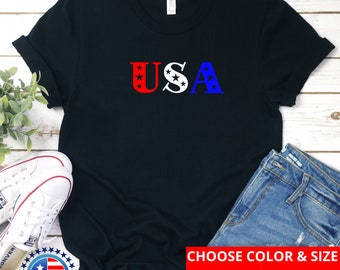 USA Red White Blue, 4th of July, Independence Day, Fourth of July, Memorial Day, Veterans Day shirt, Birthday Gift, War shirt, Hero Shirt V5