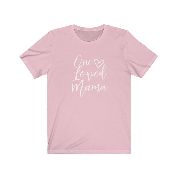 PLUS SZ M-3XL, White Graphic, Mothers Day Gift, One Loved Mama