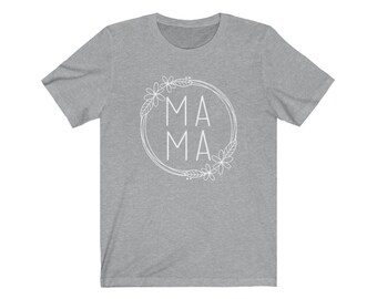 SZ M, L, Xl, 2xl 3xl, White Graphic, Ma Ma Shirt, Mothers Day Gift