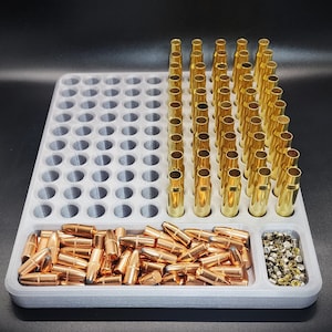 Bandeja para cartuchos de recarga .308 Win, comporta 100 estojos .491.