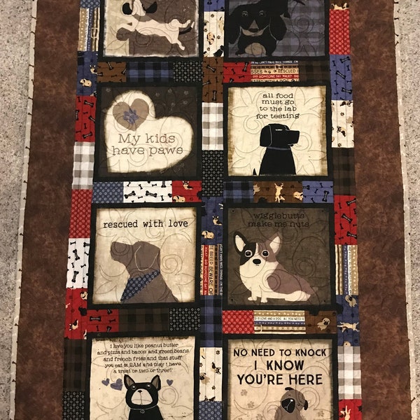 Quilted Dog Blanket Etsy