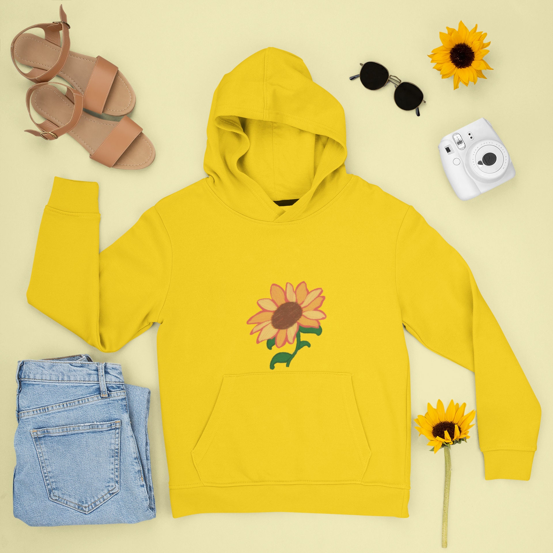 Pawz sunflower hoodie Clearance