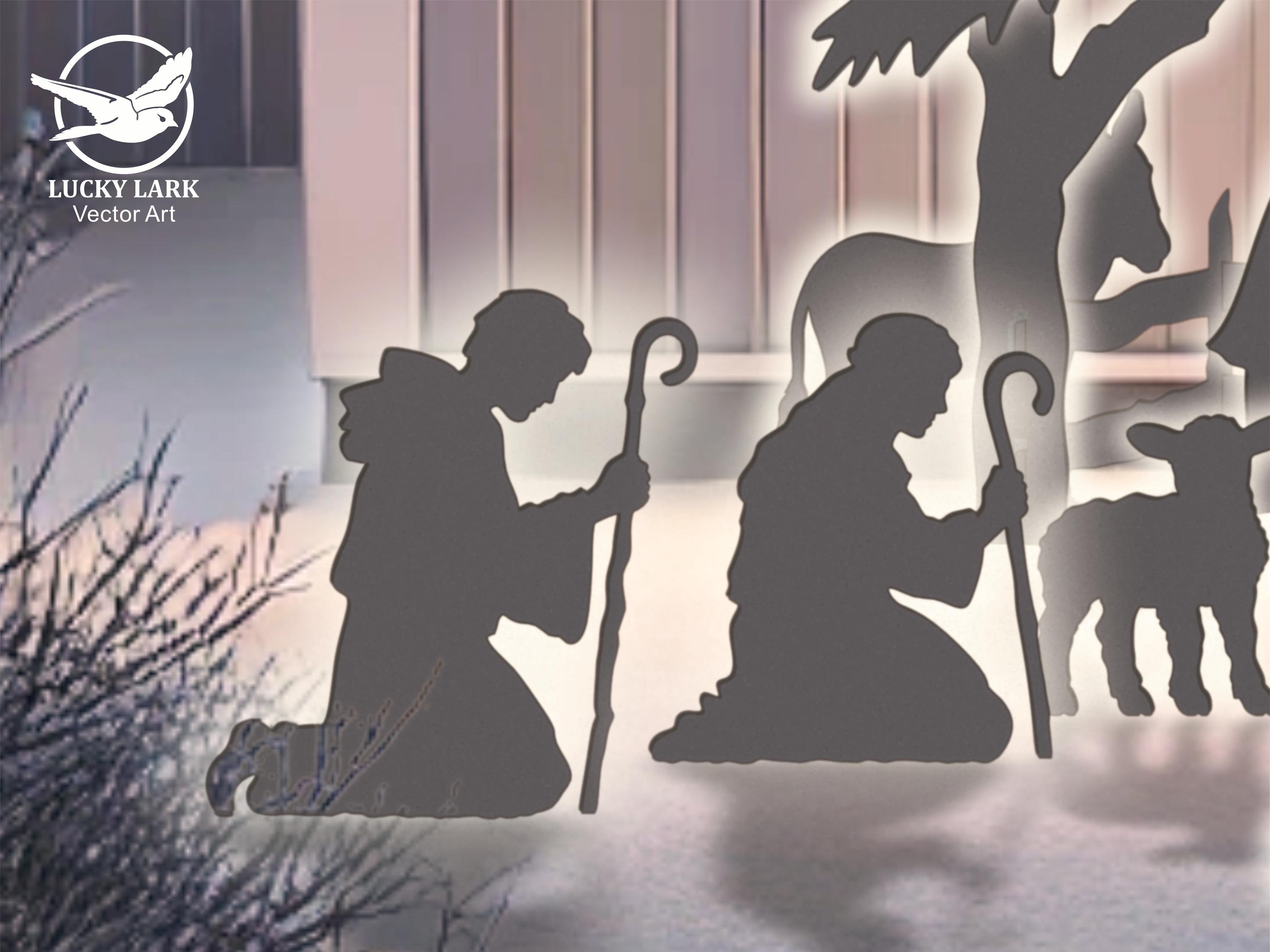 5ft Nativity Scene Templates When Made/ Outdoor Christmas Nativity ...