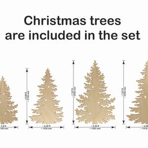 Christmas Tree und 5ft Nativity Scene Templates / Trace And Cut Christmas Silhouette / Outdoor Christmas Decor Stencils, PDF image 7