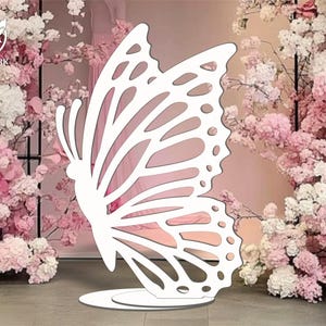 Butterfly Template 2ft to 6ft when made, Butterfly Silhouette Print and Cut Stencil, for Birthday Party, Wedding Decor, Stencils, PDF