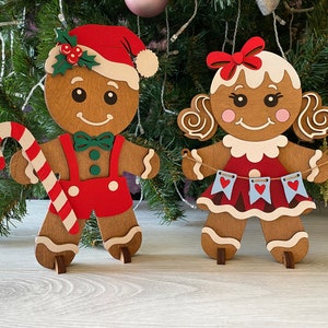 Weihnachten Lebkuchen SVG | Laser-Schnitt-Datei | Lebkuchen SVG | Weihnachten SVG | Glühschmiede | Sofort Download