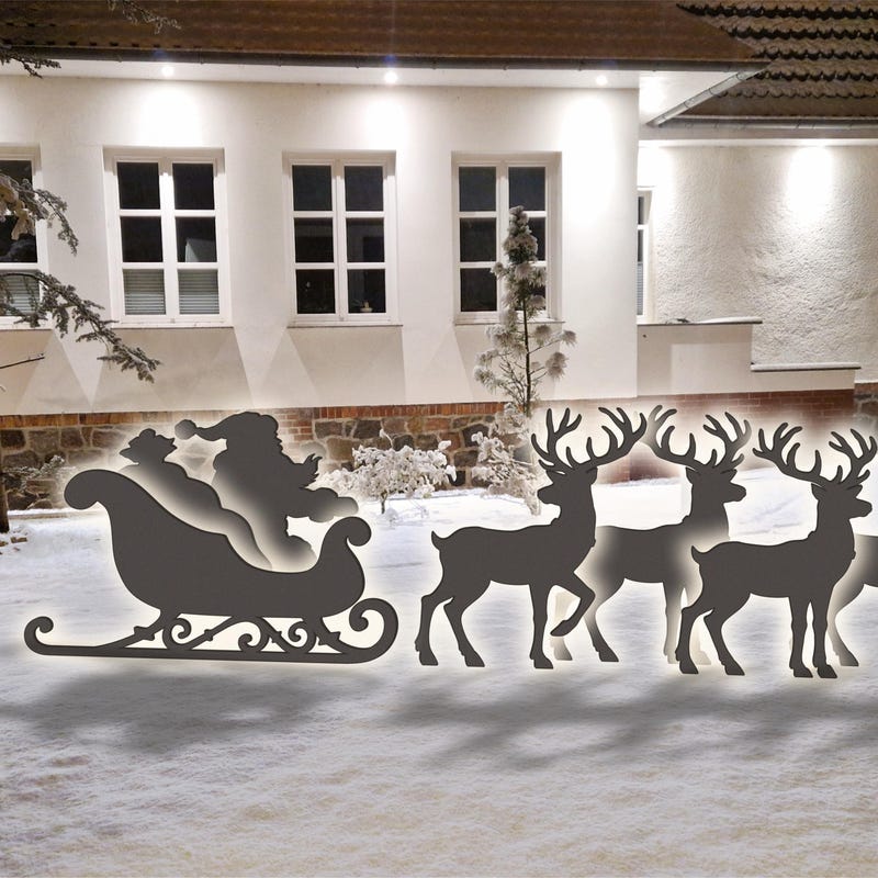 Santa Tabletop Sign Svg - Etsy