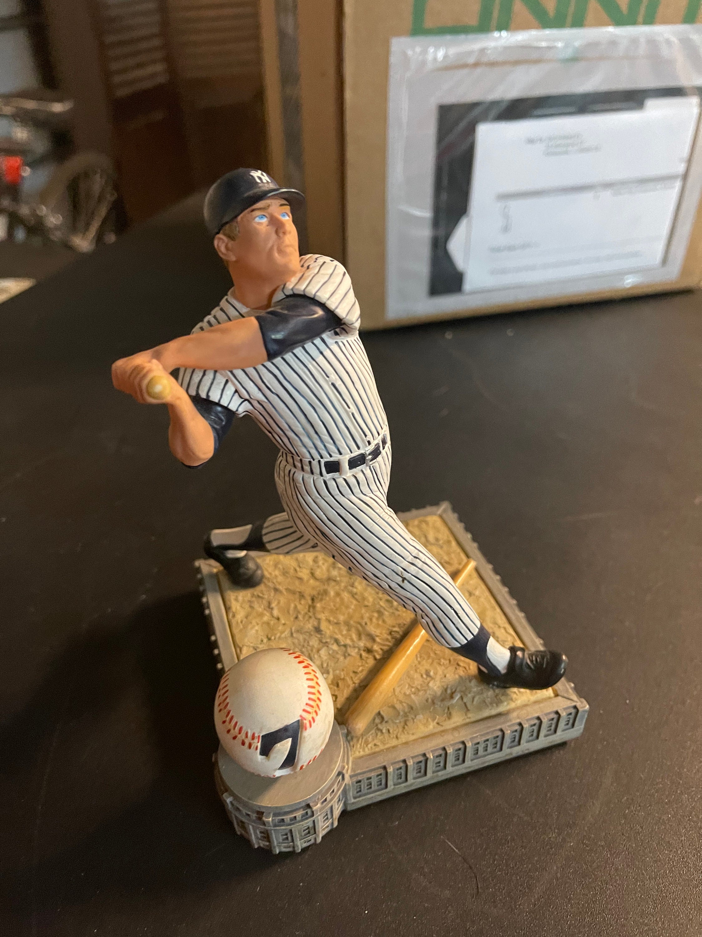 Mickey Mantle Yankee Stadium Statue Replica Etsy