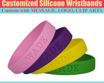 Debossed Cancer Awareness Silicone Wristband, Personalized Pancreatic Cancer Bracelet, Cancer Silicone Bracelets - Support, Causes, Gifts