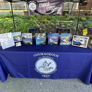 Custom Logo Tablecloth Personalized Table Throw with your Logo for Trade Show |Pop Up Shop | Craft Shows | Wedding | Banquet | Vendor events