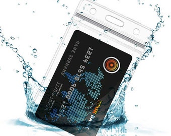 Weicher PVC-Kunststoff-Vertikal-ID-Karten-Namensschild-Ausweishalter mit wasserdichtem wiederverschließbarem Reißverschluss