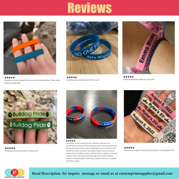Custom Fundraising Bracelets |Silicone Fundraiser Wristbands | Reminderband