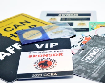 Custom ID Card Printing, Custom Badge, Personalized Identification Card, Employee Id Badge, All Access VIP Membership card, Bulk ID cards