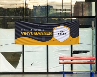 Custom Vinyl Banner: Outdoor Event Sign with Grommets