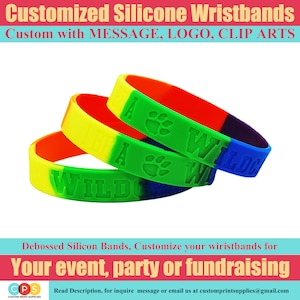 Custom Silicone Wristband, Personalize Motivational Wristband With Text, Inspirational Sports Rubber Bracelet, Motivation Silicone Bracelet