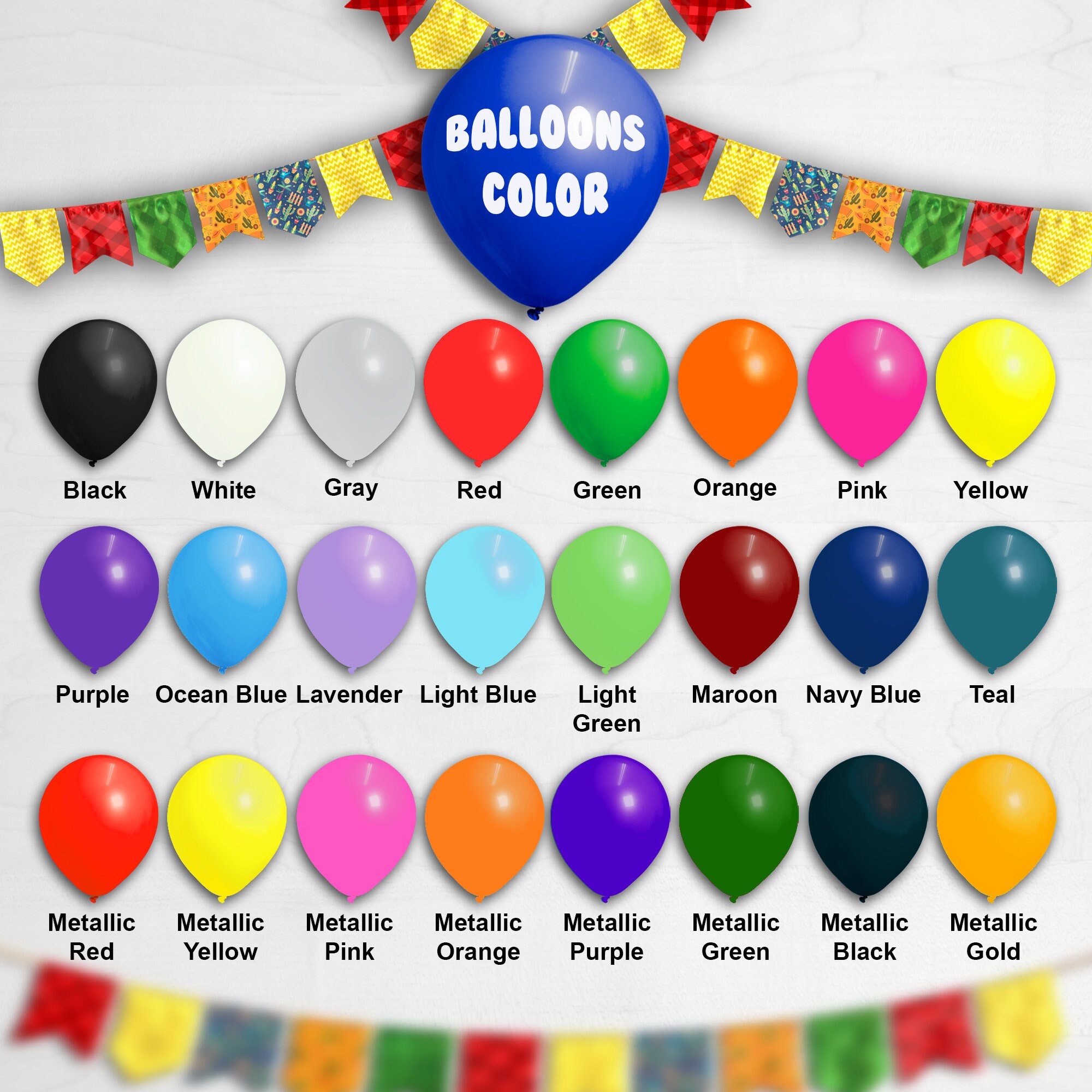 Custom Printed Latex Balloon With Logo, Customized Balloons Printing ...