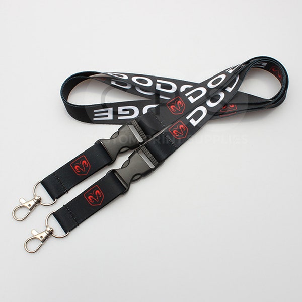 Personalized Lanyard with Text and Logo Printed for Nurses Teachers, Students, Fairs, Team Members, Employee, Office Badge Neck Strap