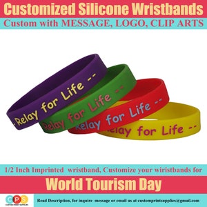 Pulseras de silicona personalizadas: pulseras de goma personalizadas