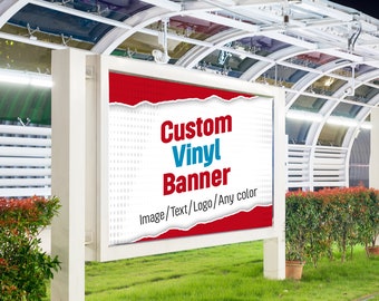 Custom Vinyl Banner: Personalized Business Advertising Sign