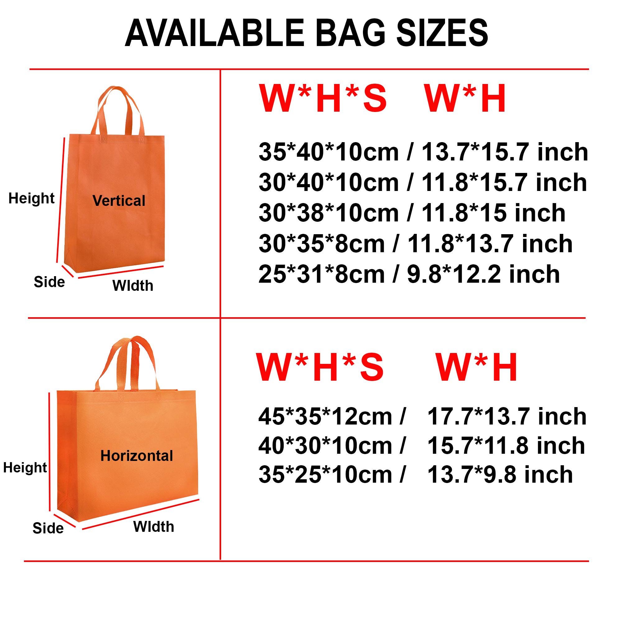 Bulk Custom Non Woven Tote Bags With Your Logo | Personalise Brand Logo ...