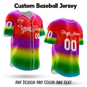 Custom Baseball Jersey Outfits, Personalised Baseball Uniform, Baseball Outfits with Team Name Number Logo, Baseball Team Jersey Replica