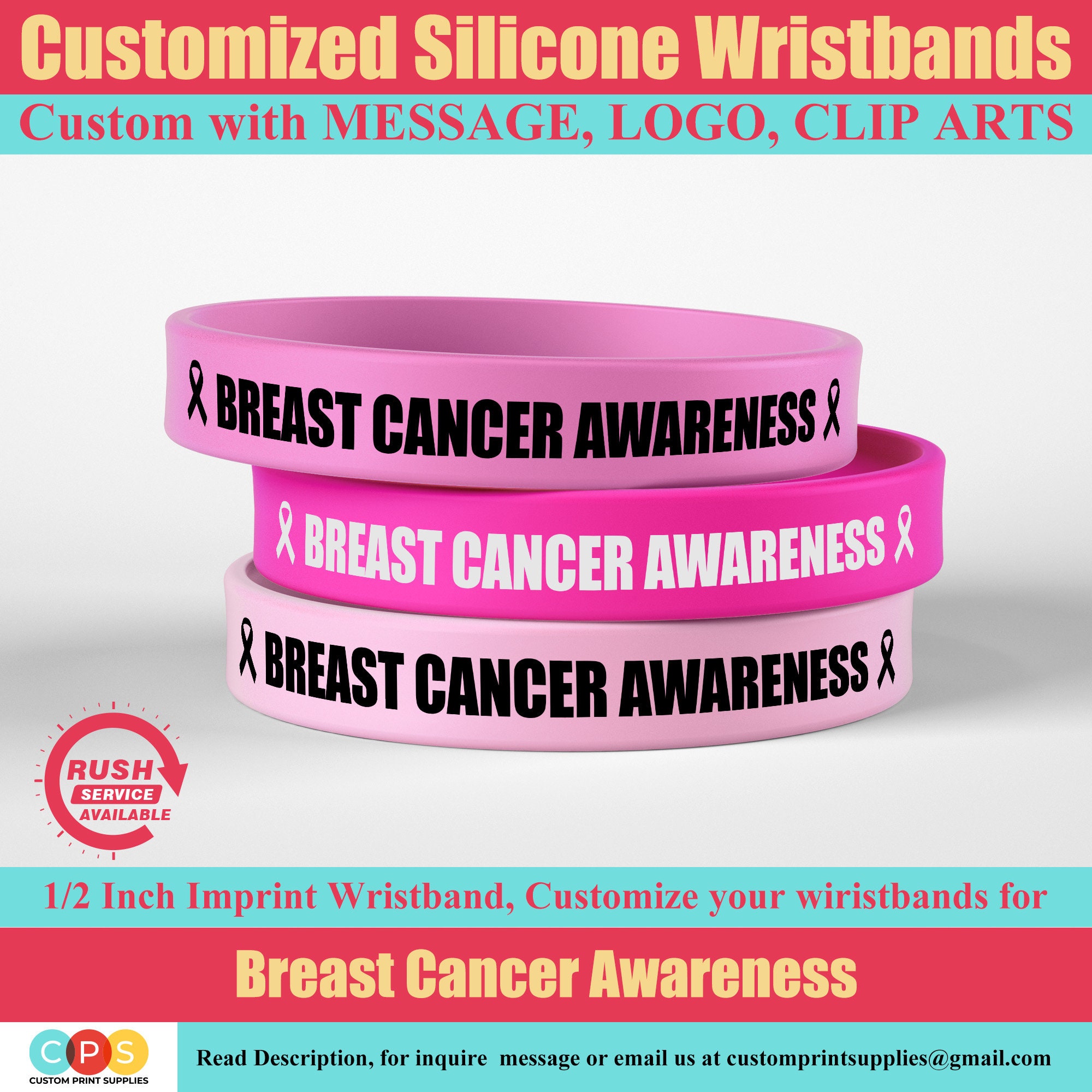Set Regalo Per La Sensibilizzazione Sul Cancro Al Seno – 36 Pezzi: Braccialetti In Silicone, Portachiavi E Spille – Colori Rosa E Nero