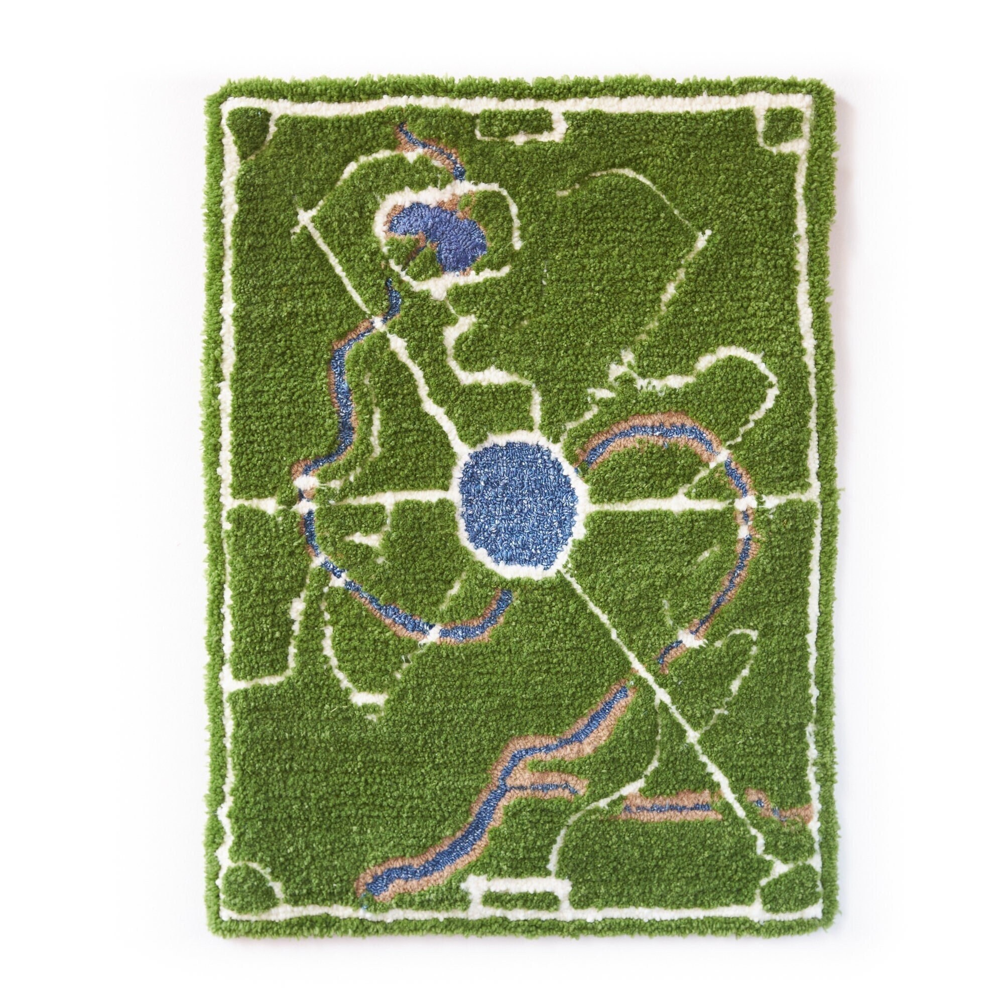 Terrain de Foot et Jardin Anglais - Tapisserie Décoration Murale