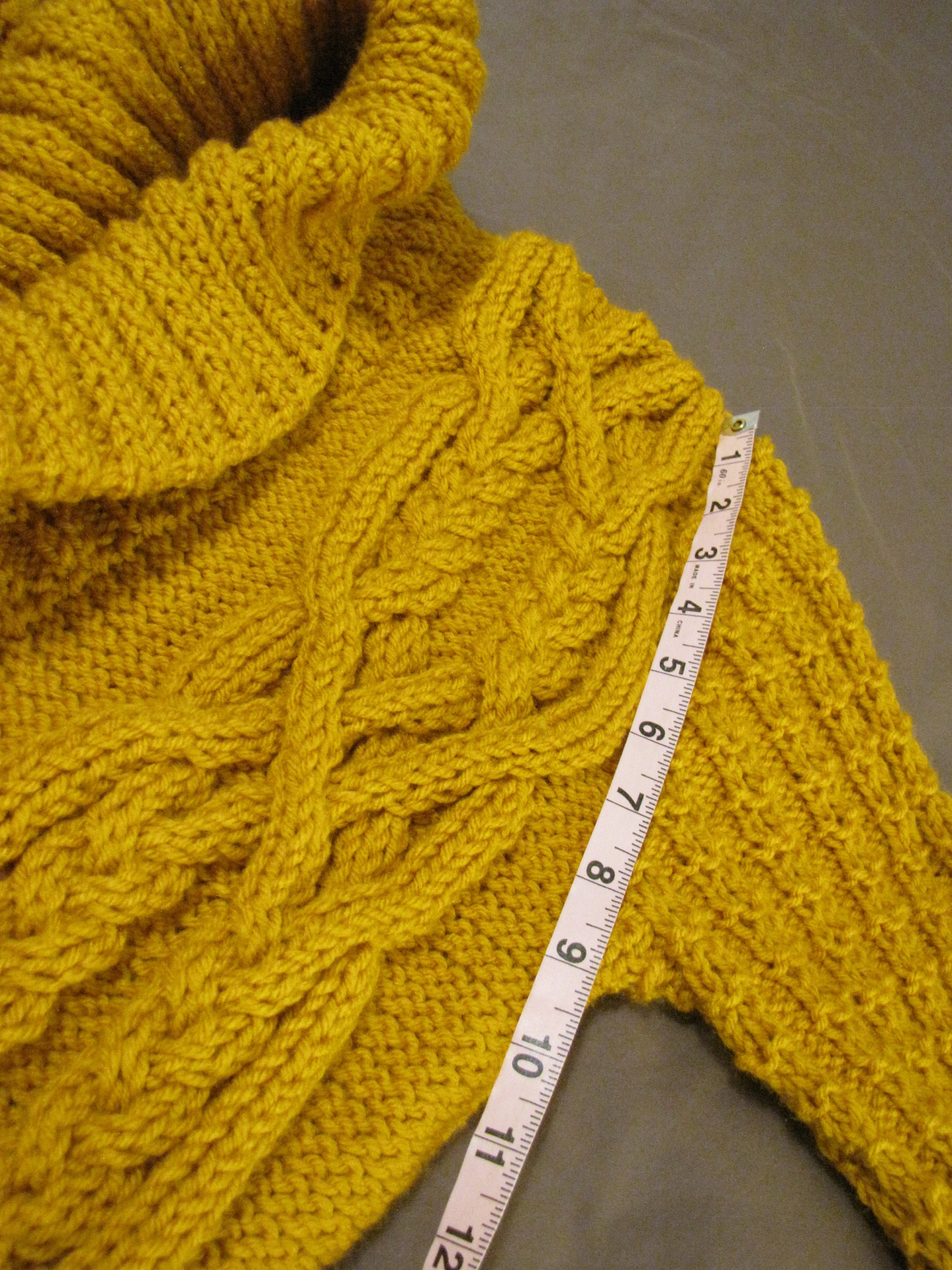 Knit Jacket with Gold Buckles and Ribbon Belt