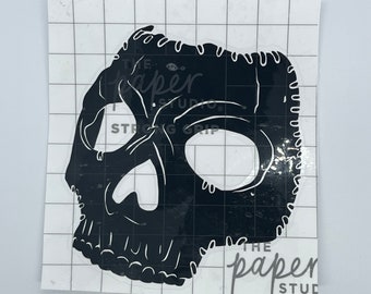 Ghost mask decal