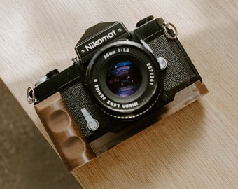 Wood Grip for Nikkormat FT Series Film Camera - 3D Printed (Nikomat FTb, FT2, FT3)