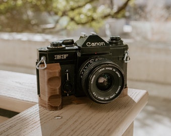 Wood Grip for Canon EF Film Camera - 3D Printed