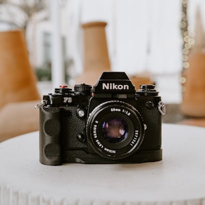 Carbon Fiber Grip for Nikon F3 Film Camera - 3D Printed