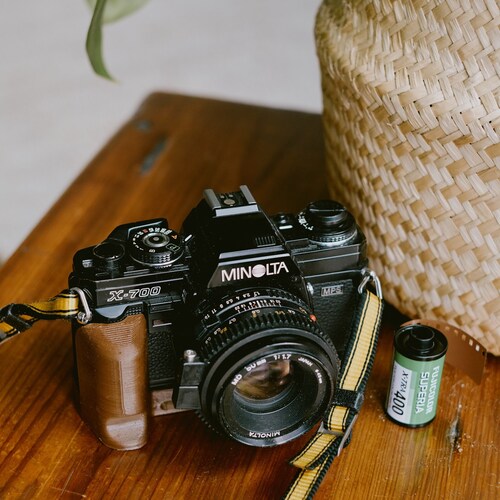 Minolta X-700 Camera Grip | 3D Printed Wood | - Etsy