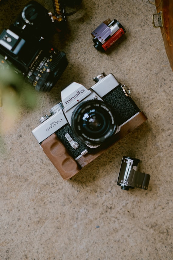 Wood Grip for Minolta SRT 201, 202, 200, 101, 100 Ect With Arca