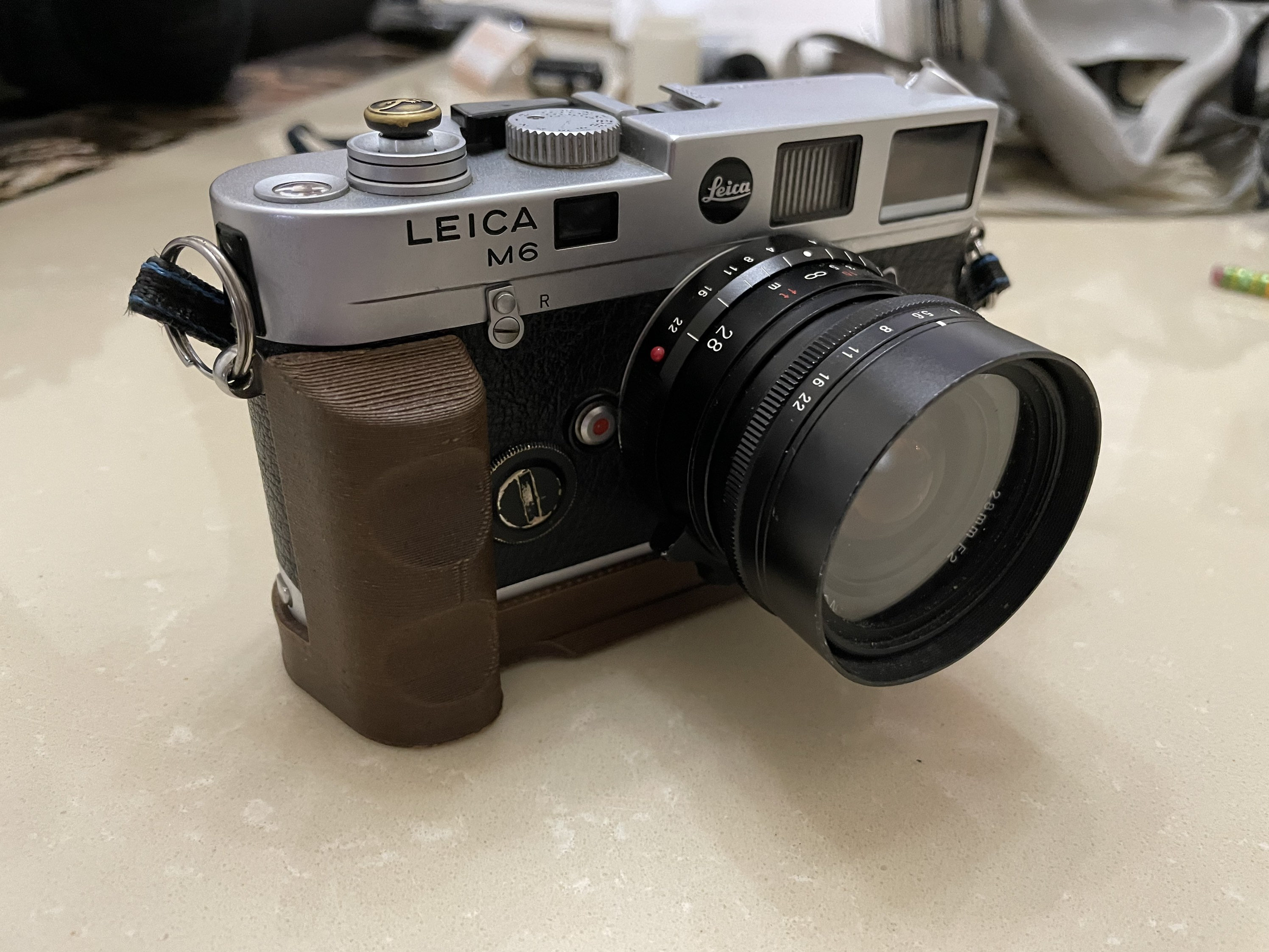 Wood Grip for Leica M Series Film Camera (fits Leica M2, M3, M4 