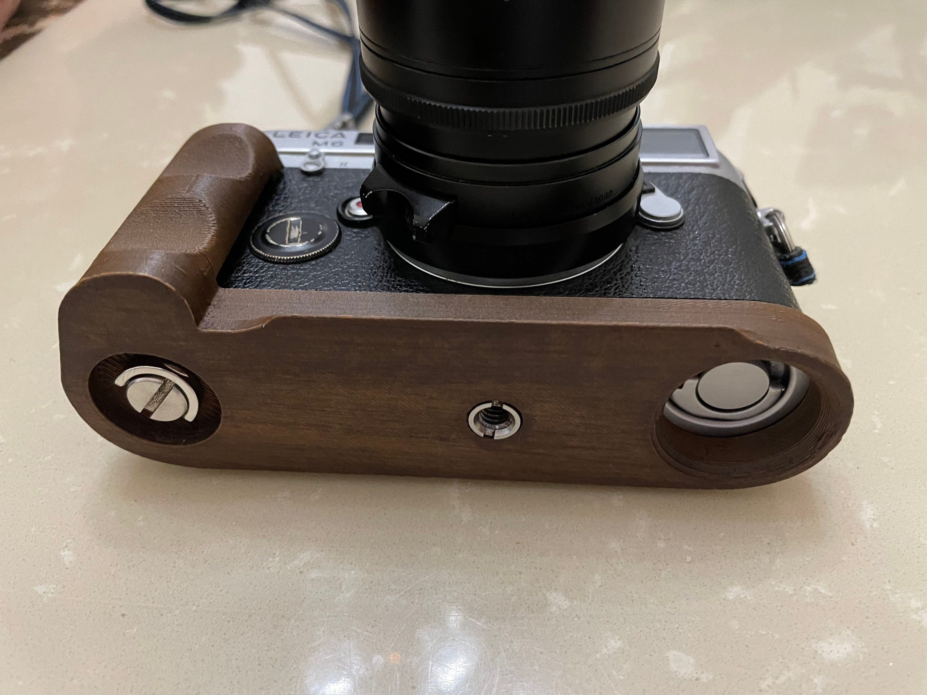 Wood Grip for Leica M Series Film Camera (fits Leica M2, M3, M4