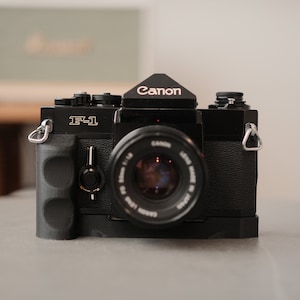 pour Canon F-1 (Original) | Poignée ergonomique pour photographe argentique avec fixation pour trépied
