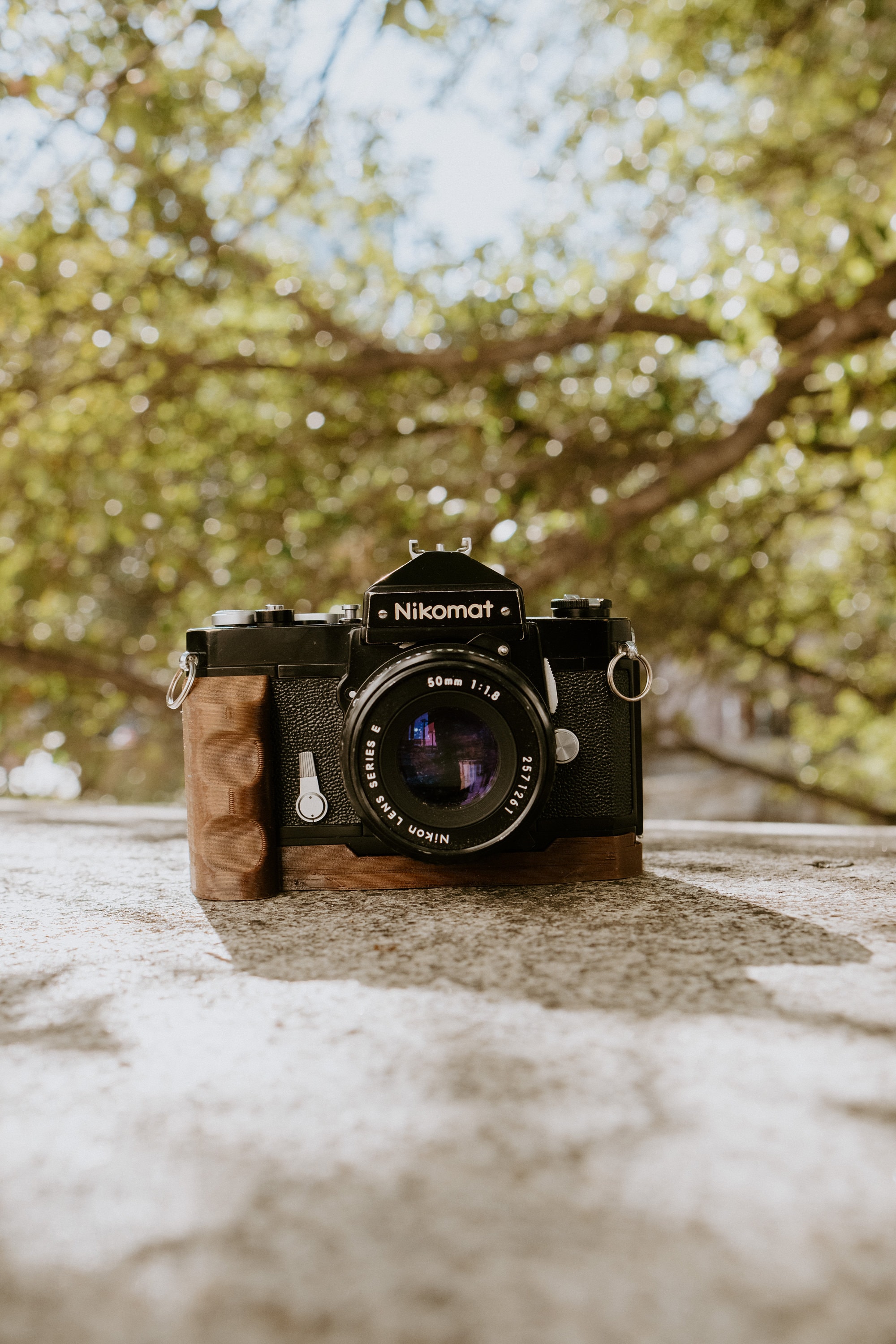 Wood Grip for Nikkormat FT Series Film Camera - 3D Printed