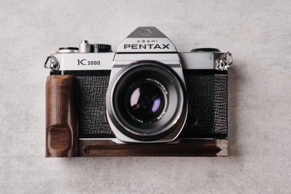 Wood Grip for Pentax K1000 and Spotmatic With Arca Swiss Mount