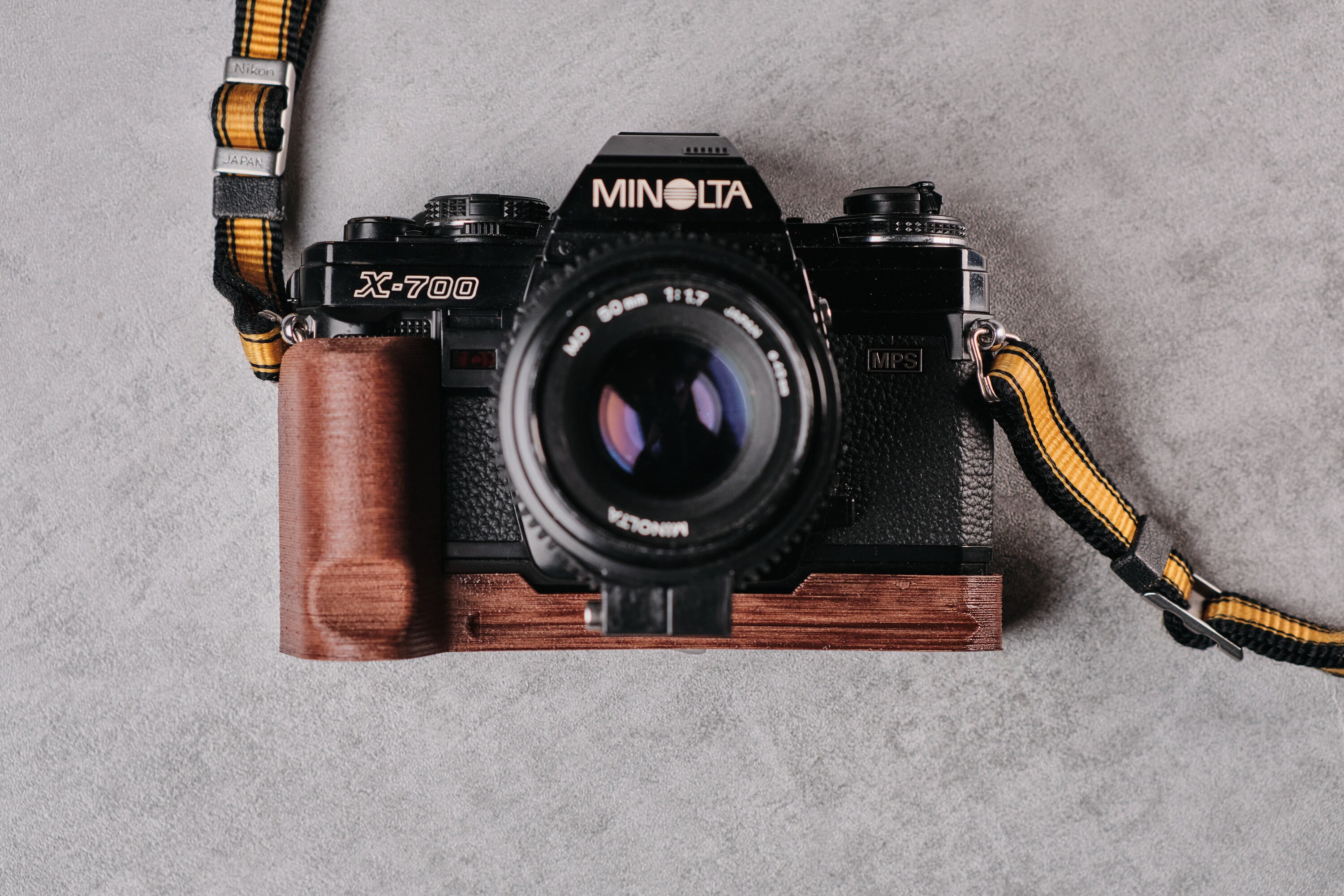 Minolta X-700 Camera Grip | 3D Printed Wood | - Etsy