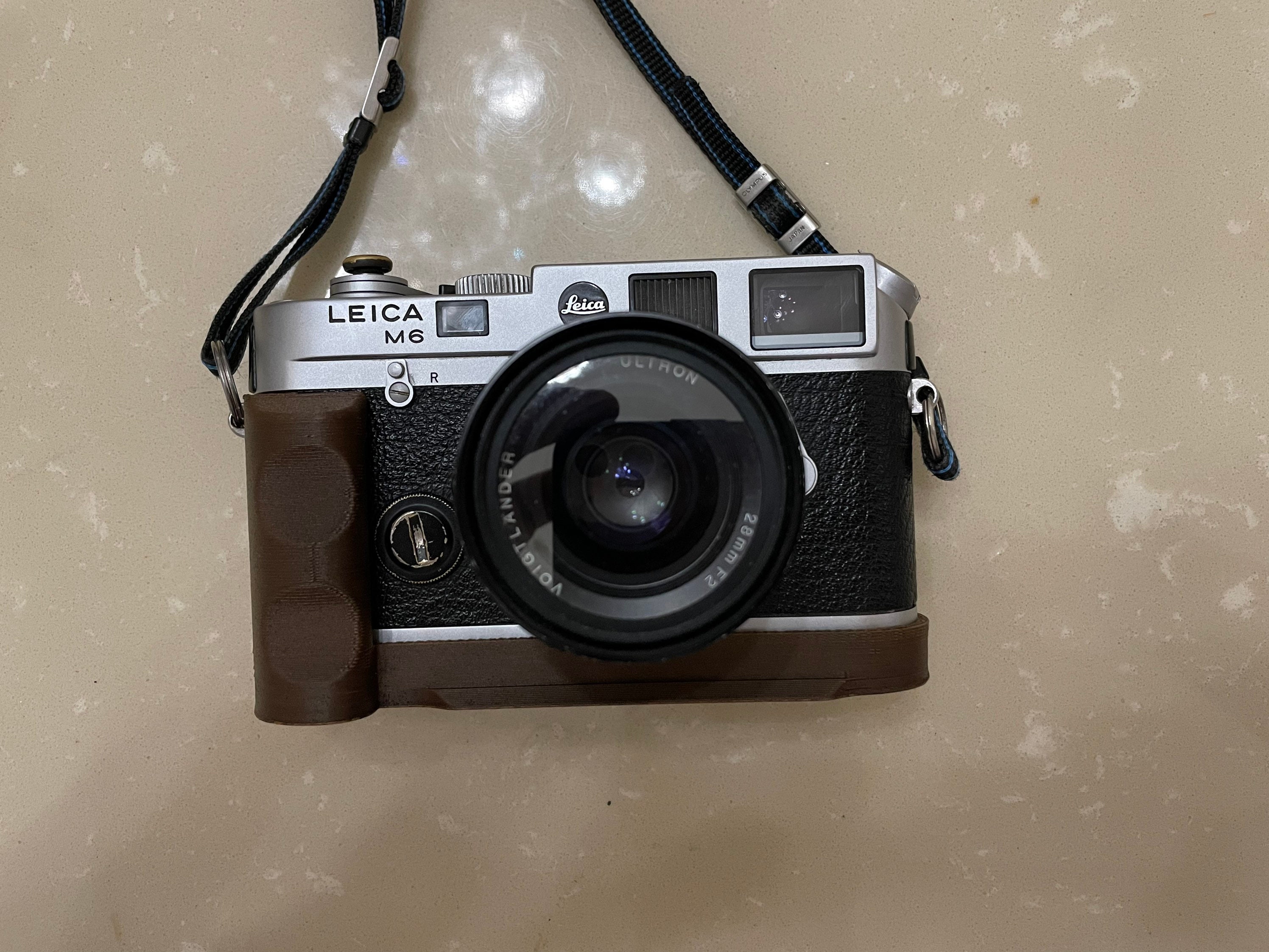 Wood Grip for Leica M Series Film Camera (fits Leica M2, M3, M4 