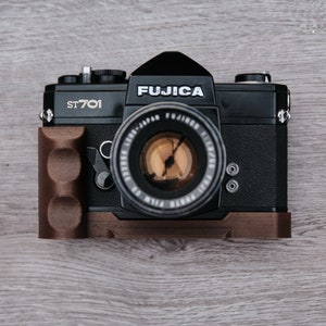Wood Grip for Fujica ST 701, 705, 801, 901 with Arca Swiss mount | 3D Printed Wood |