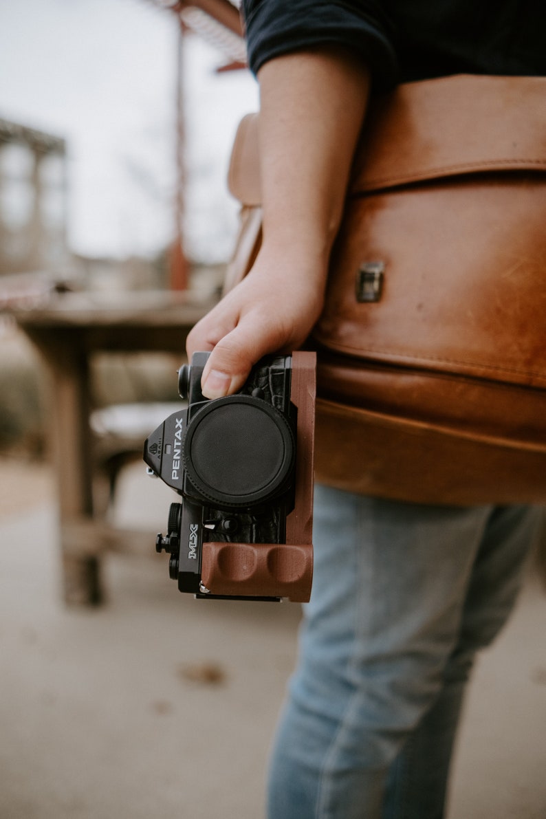 Wood Grip for Pentax MX Film Camera 3D Printed image 2