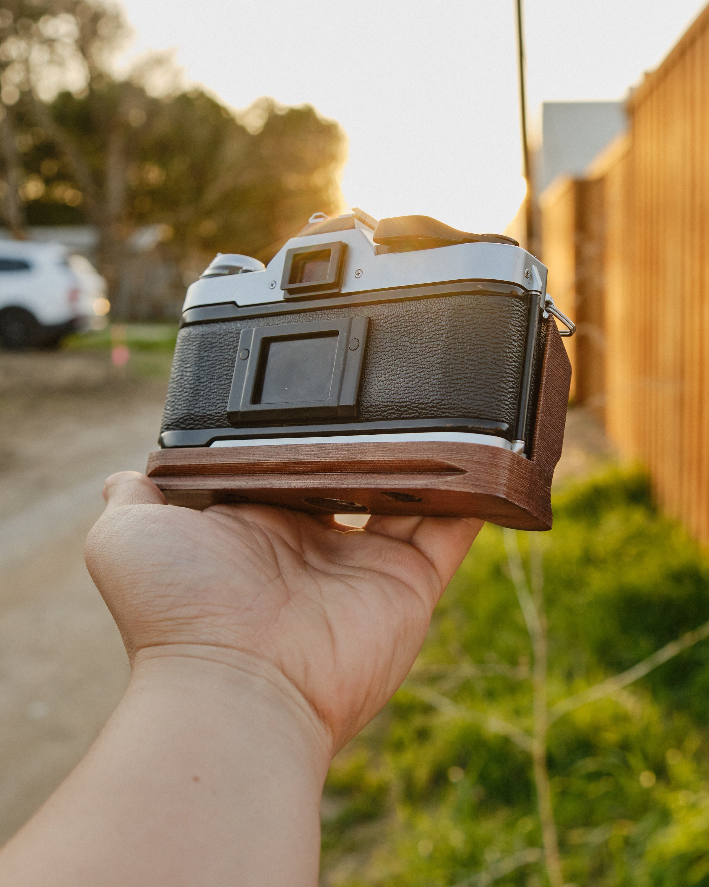 Wood Grip for Canon AE1 With Arca Swiss Mount 3D Printed Etsy UK