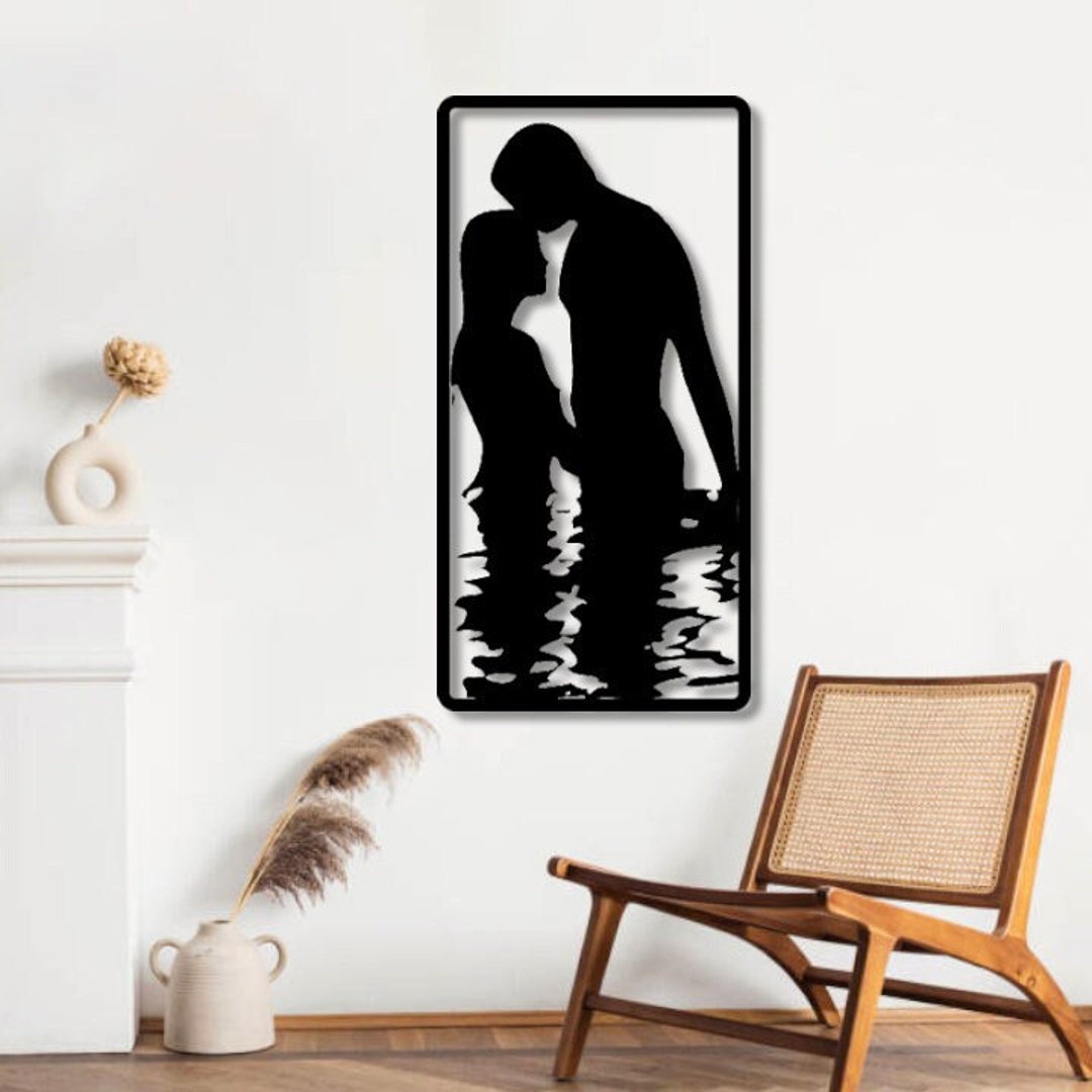 Romantic Couple Wall Art Ruby Landscape Wall Decor Love Etsy
