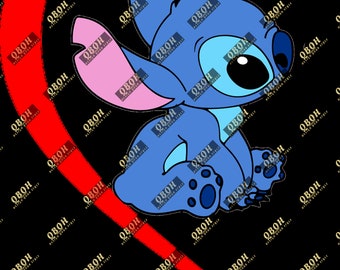 San Valentine's day Blue Dog Alien DOWNLOAD PNG