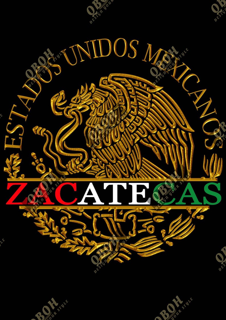 Logo Oro Escudo Mexicano Personalizado Solo ARCHIVO - Etsy