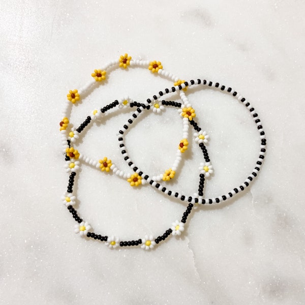 Zo Sunflower & Daisy Style Bracelet Pack