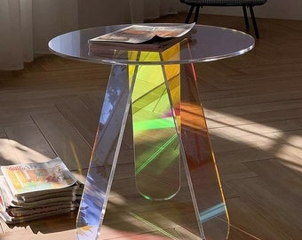 Glass Acrylic Coffee Table - Etsy